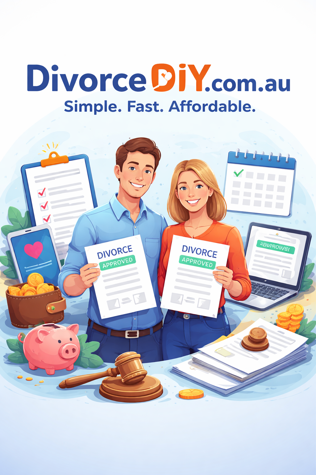 Divorce DIY Illustration